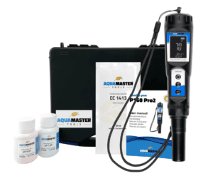 Aqua Master Tools P160 Pro 2 Combo pen voor nauwkeurige pH- en EC-metingen.