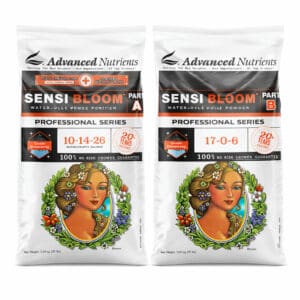 Sensi Bloom A+B voedingsstoffen voor optimale plantengroei, 1 kg.