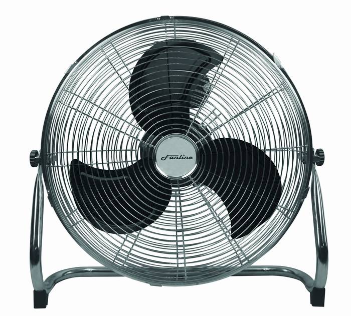 Ventilator van het merk Fantline, ontworpen voor efficiënt koelen van ruimtes. Het apparaat bevat drie zwarte kunststof bladen en heeft een diameter van 40 cm. De behuizing is vervaardigd uit metaal met een chroomafwerking, wat bijdraagt aan de duurzaamheid. Dit model is geschikt voor zowel thuisgebruik als in commerciële omgevingen. Het biedt een hoog rendement bij een laag energieverbruik en is eenvoudig in gebruik. Ideaal voor het creëren van een comfortabele luchtcirculatie, vooral tijdens warmere maanden.