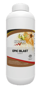Hy-Pro Epic Blast is een voedingssupplement voor de bloeifase van planten. Het product bevat de nutriëntenformule N1-P8-K7, die speciaal is ontwikkeld voor optimale voedingsstoftransport naar de bloem. De samenstelling bevat extra fosfaten, wat bijdraagt aan meer energie en betere celvorming. Dit supplement is geschikt voor gebruik met kokosgrond. Het product wordt geleverd in een witte kunststof fles met een inhoud van 1 liter.