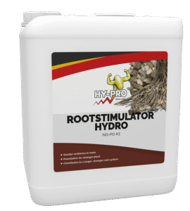 Wortelstimulator Hydro van Hy-Pro is een voedingsproduct speciaal ontworpen voor hydrocultuurtoepassingen. Dit product versterkt de veerkracht van de wortels en bevordert de groei van een stevigere plant. De samenstelling is gericht op het stimuleren van een groter en sterker wortelstelsel. Het is beschikbaar in een verpakking van 1 liter. Dit product is geschikt voor gebruik in milieuvriendelijke teeltomgevingen.
