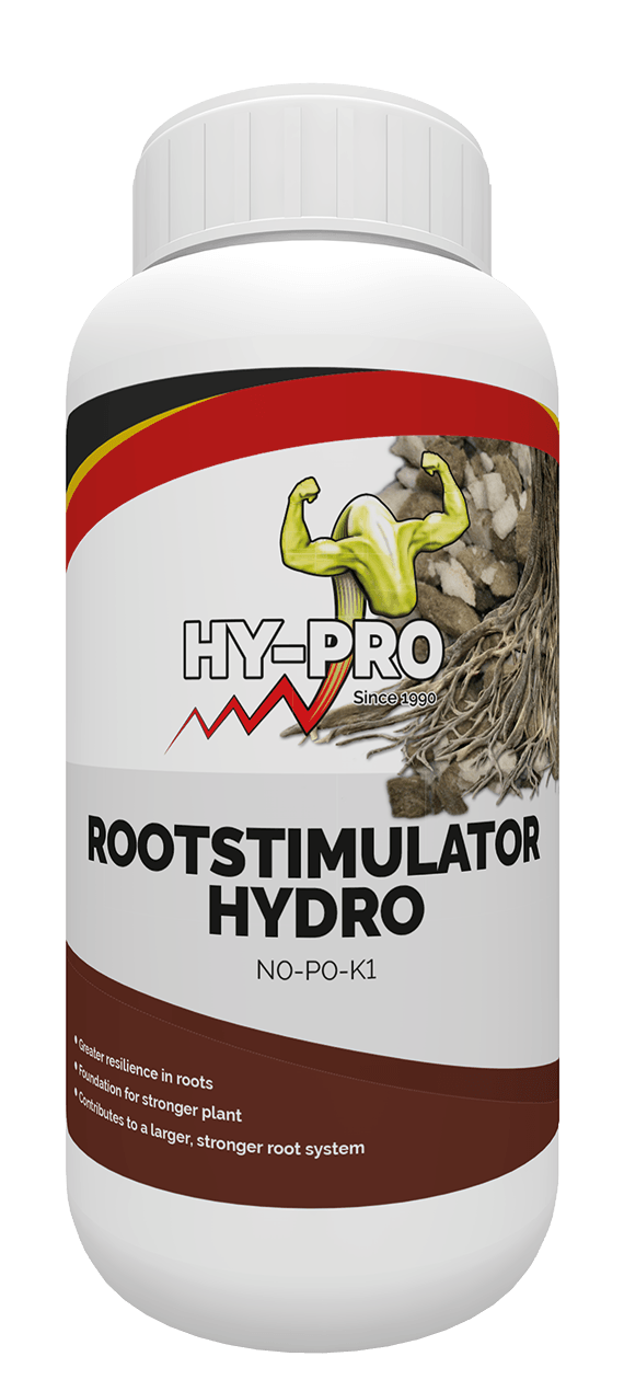 RYDROOTSTIMULATOR HYDRO van HY-PRO is een voedingssupplement voor planten, specifiek ontwikkeld voor hydroponische toepassingen. De verpakking bevat 250 ml van het product, dat actief de wortelontwikkeling bevordert. Het stimuleert de groei van een sterker en veerkrachtiger wortelstelsel en draagt bij aan de algehele gezondheid van de plant. Dit product draagt bij aan duurzame teeltmethodes en is speciaal ontworpen om een optimale groeiomgeving te creëren voor planten in hydrocultuur. Geschikt voor gebruik bij diverse plantensoorten.