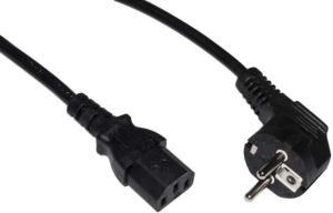 Netzkabel, IEC-Kabel weiblich mit Stecker