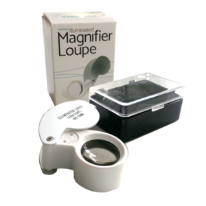 Lupe / Vergrößerungsglas mit LED-Licht