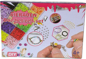 Schmuck DIY Set - Geschenk - Basteln - DIY - Komplettset - Kreativ - Mädchen - Tonperlen