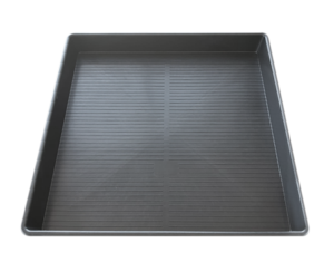 Tablett 100 x 100 x 12 cm, schwarz