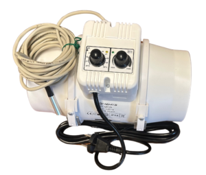 Vents Rohrventilator TT 125 Un, 280 m³ mit Temperaturregler