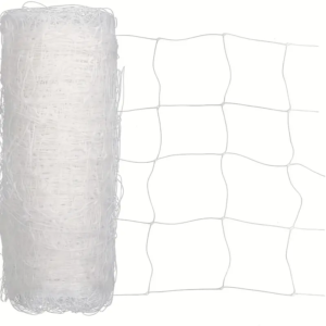 Weißes Pflanzenstütznetz, 1.35 x 10 m, 12 x 15 cm (im Sack)