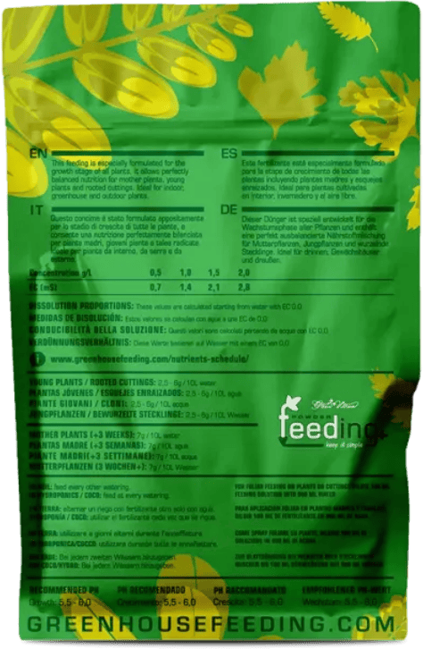Groene Plantenvoeding voor gezonde, sterke planten en optimale groei.