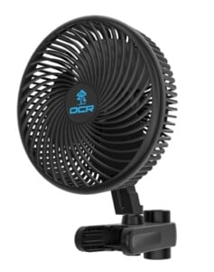 Kühlventilator für das Fahrrad, USB-aufladbar, kompakt und leise, ideal für heiße Tage beim Radfahren.