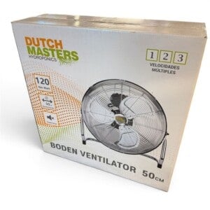 Ventilator voor hydrocultuurbasis, 50 cm, met meerdere snelheden.