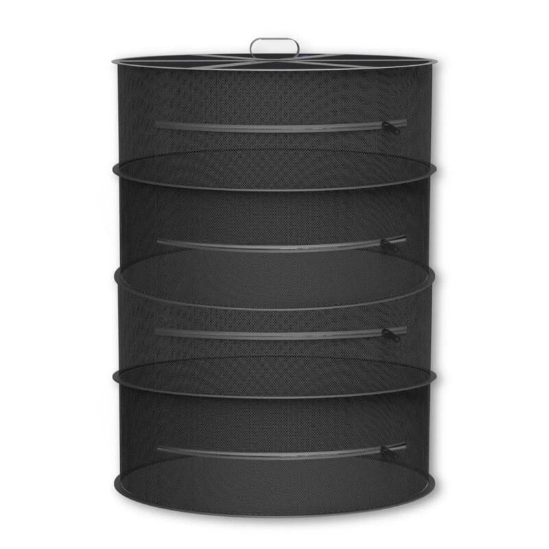 Kweekkas voor tuinieren, ideaal voor planten en groenten, zwart, compact ontwerp.
